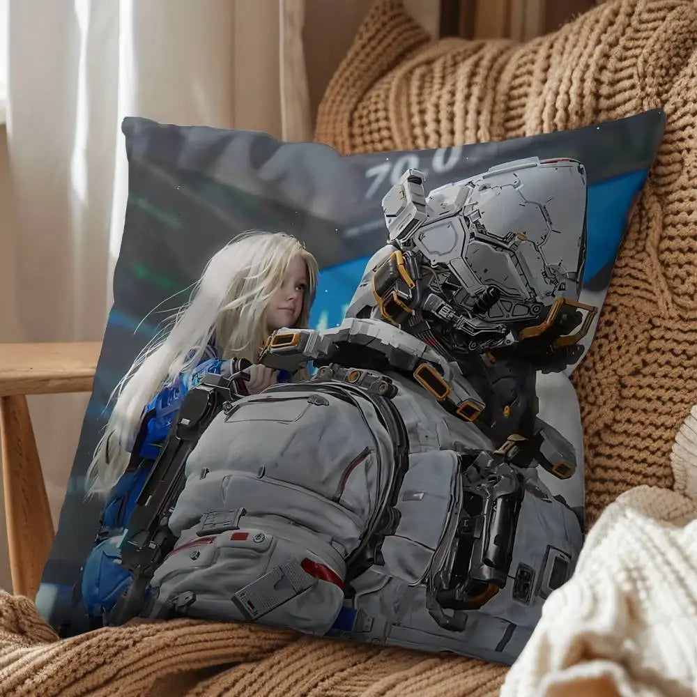 Pragmata Cushion Cover - Diana & Hugh - 5