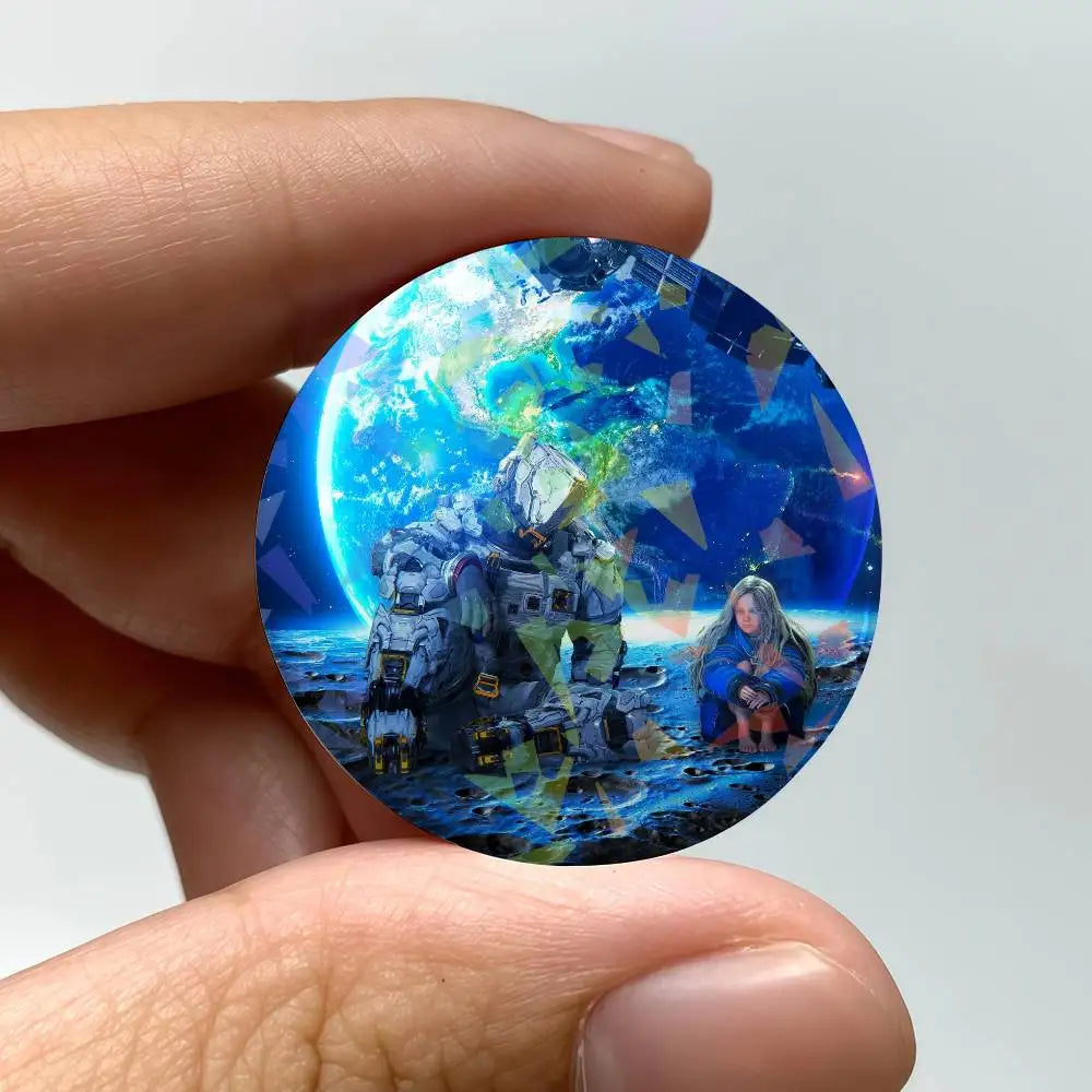 Pragmata Round Badge - 2
