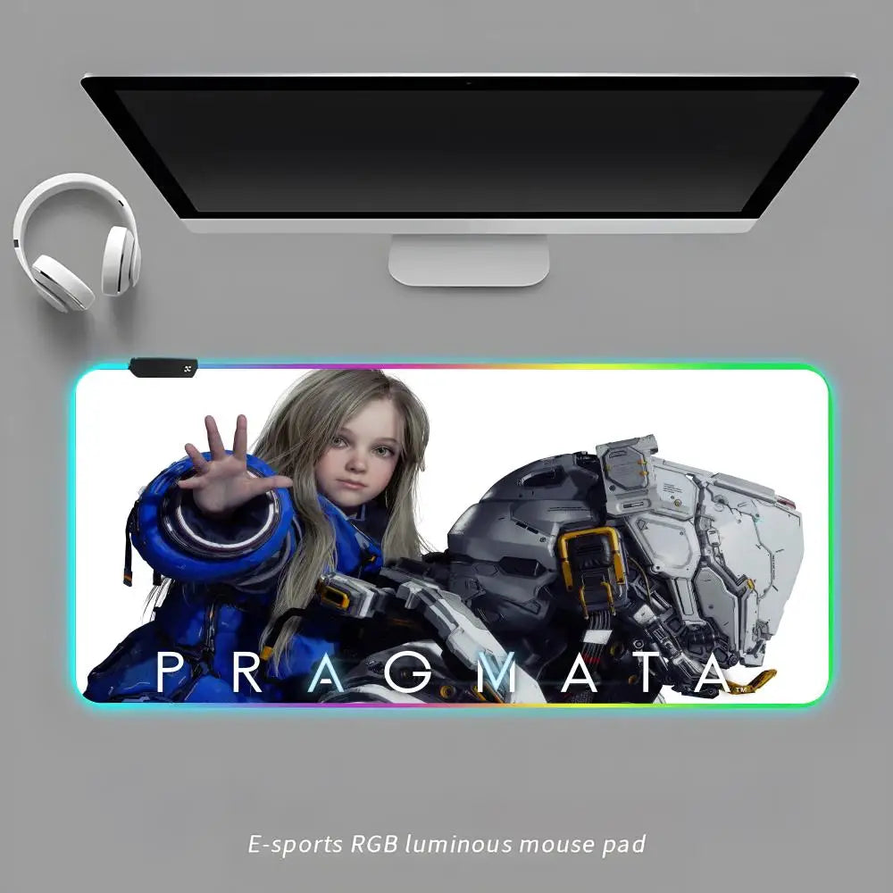 PRAGMATA LED Mouse Pad - Hugh & Diana - 1