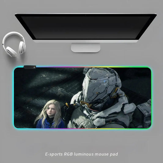 PRAGMATA LED Mouse Pad - Hugh & Diana - 2