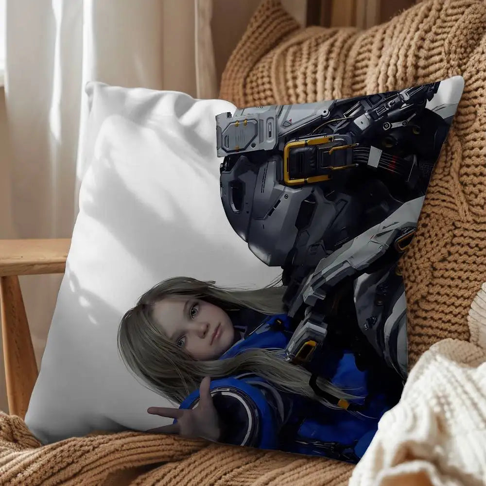 Pragmata Cushion Cover - Diana & Hugh - 3
