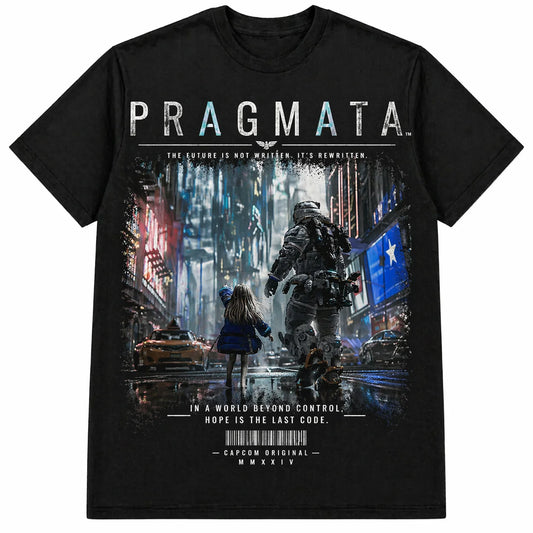 PRAGMATA T-Shirt Diana & Hugh - Black or White