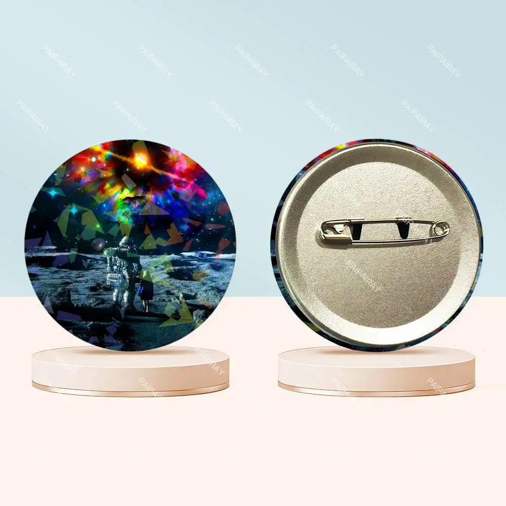 Pragmata Round Badge - 5