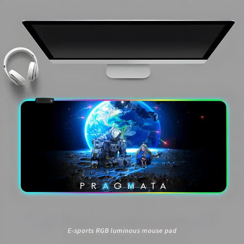 PRAGMATA LED Mouse Pad - Hugh & Diana Sitting - 5